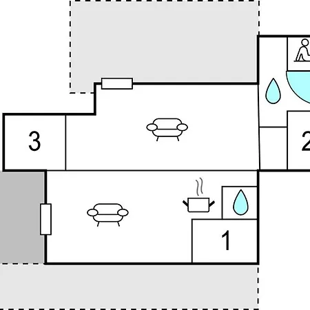 Lovely In With Sauna 度假居 埃贝尔托夫特